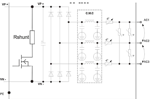 Diagram af strømforsyning