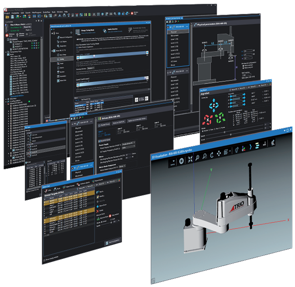Skærmbilleder af motion software