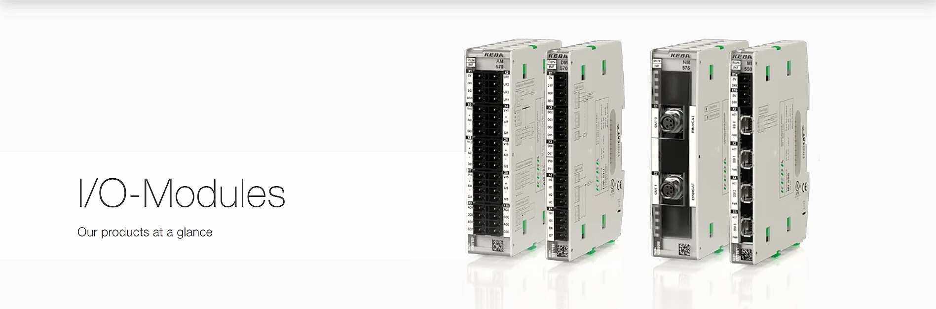 Topbillede med KeConnect moduler