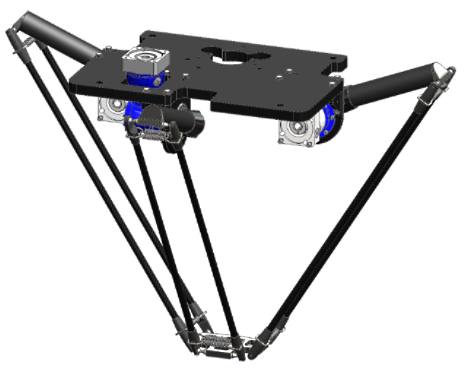 Foto af TD4-1100 4-akse robot