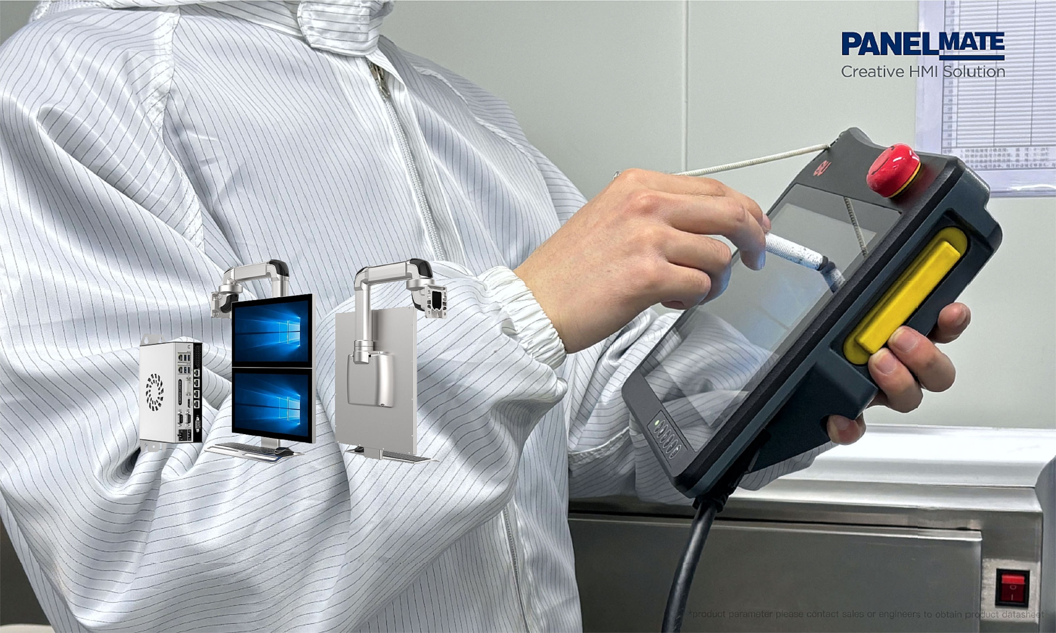 Topbillede med PanelMate HMI
