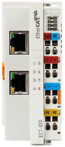 I/O modul ECT-000 med EtherCAT tilslutning
