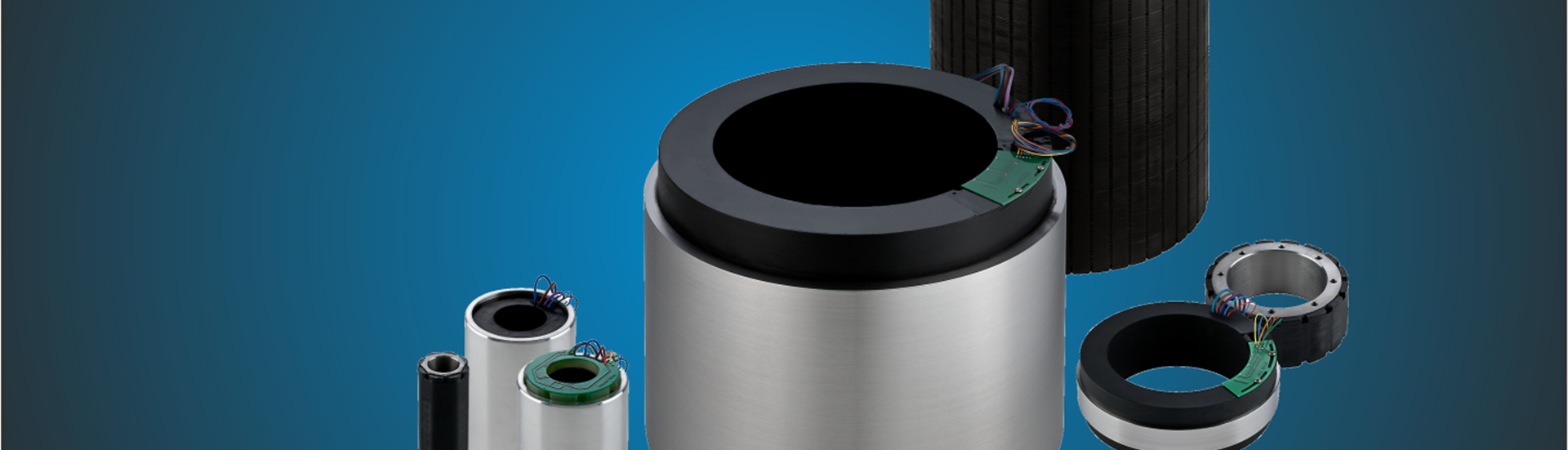 Topbillede med næroptagelse af KBM rammeløs robot motorer