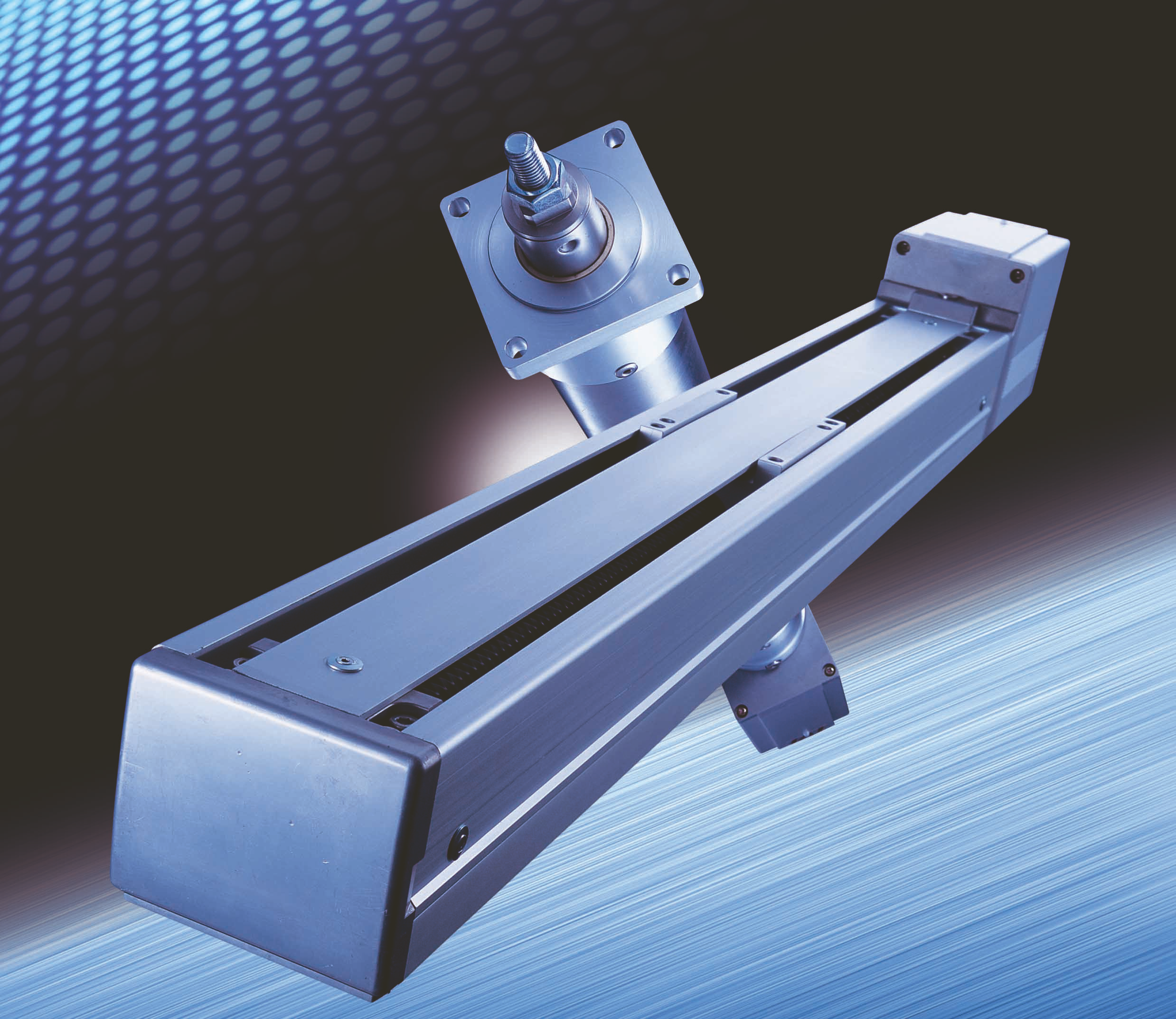 Topbillede med to aktuatorer i næroptagelse