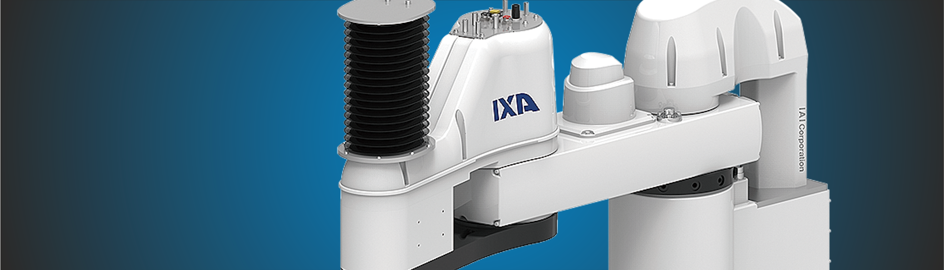 Topfoto med næroptagelse af IXA SCARA robot