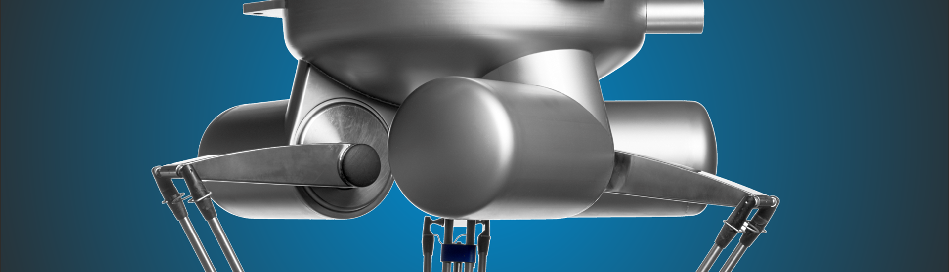 Topbillede med næroptagelse af Delta Robot