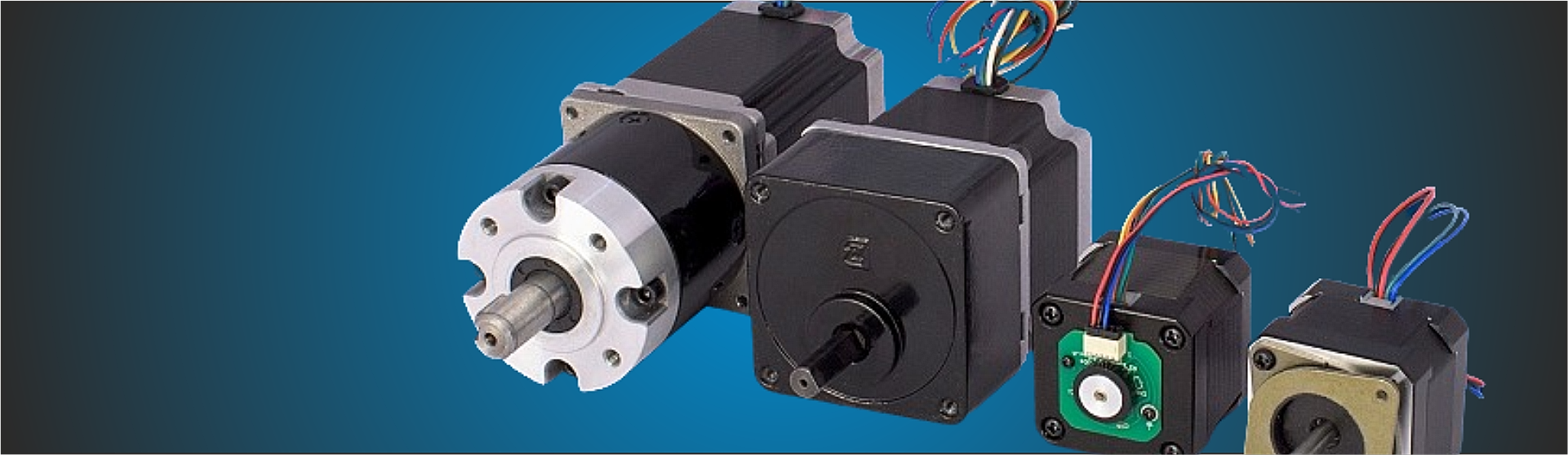 Topbillede med PMX step motorer