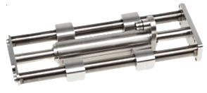 To styk SM01 lineære moduler med MagSpring