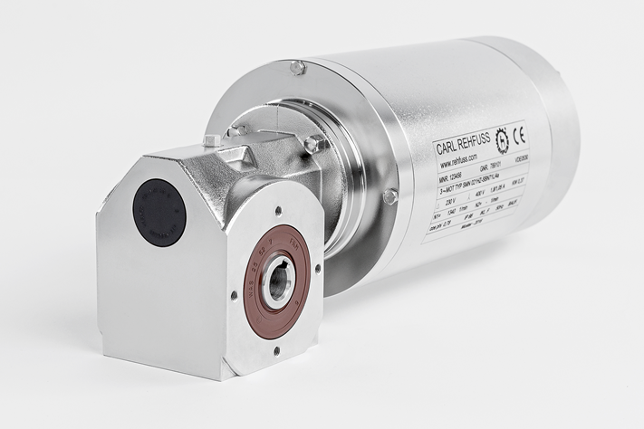 Foto af gearmotor IP69K
