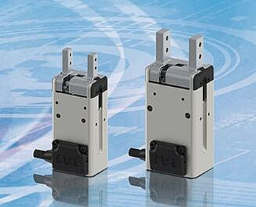 Foto med tre Solenoide-gripper
