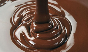 Foto af flydende chokolade
