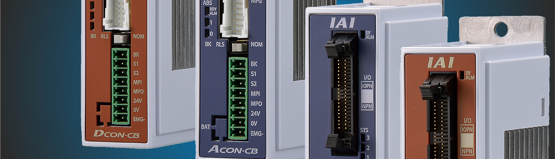 Topbillede med næroptagelse af ACON/DCON controllere